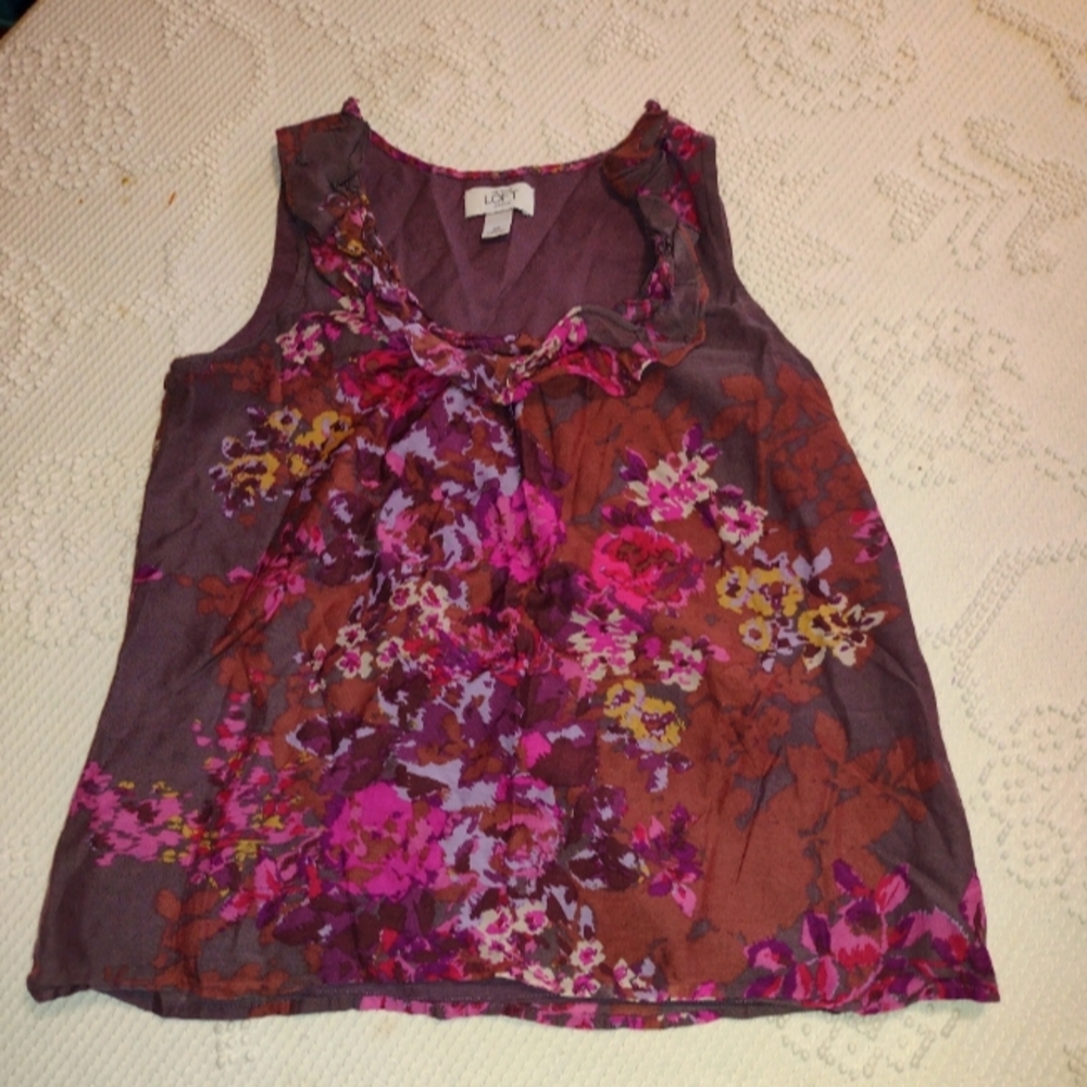 Floral tank top